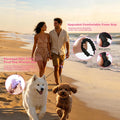ZOOFLEM Double Dog Leash, Hands-Free Dual Dog Leash, 360° Rotating Tangle-Free Adjustable, Soft Handle, Adjustable Crossbody Waist Strap, Suitable for Small, Medium, and Large Dogs