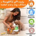 Premium Puppy Starter Kit - New Puppy Gift Basket with Essentials, Toy Box, Treat Tray, Training Supplies, Chew & Squeaky Toys for Puppies and Small Dogs - Complete Dog Must Haves for New Dog Owners