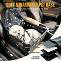 Pet Dog Booster Seat, Upgrading the Framed wall to Prevent Collapse，Breathable and Foldable Pet Car Basket，Removable and