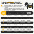 PETCARE Winter Dog Coat with Harness Built in Waterproof Dog Jackets Warm Pet Fleece Vest Windproof Snow Jacket Snowsuit