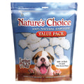 Loving Pets Nature's Choice White Knotted Rawhide Bones for Dogs, 3"-4" (for dogs less than 10 lbs)