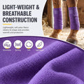 Abbylike 4 Pack Horse Polo Wraps, 10 ft Soft Fleece Horse Leg Wraps