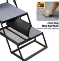 Veehoo Collapsible Dog Stairs for Large Dogs Car Truck SUV, Extra Wide 20"