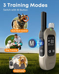 2-in-1 Dog Bark & Shock Collar with Remote, 4500FT Training Range