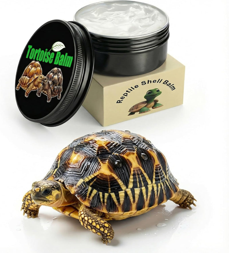 Tortoise Shell Conditioner Balm Cleaner – Wax Moisturizer for Dry Repair Care – Reptile Polish for Sulcata Russian Deser