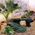 Moonorange Reptile Artificial Plants, Terrarium Plants Decorations Supplies, Aquarium Fish Tank Plant, Amphibian Habitat