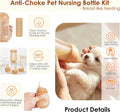 Anti-Choke Puppy Nursing Bottles, Silicone Feeding Nipple, Kitten Bottle