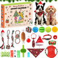Ansee Dog Advent Calendar 2026, 24 Days Christmas Dog Toys Advent Calendar with Rope Toys, Squeaky Balls, Chew Toys, Ban