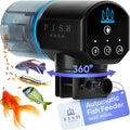 FISHNOSH Automatic Fish Feeder for Aquarium - New Generation 2026, Auto Food Dispenser with Timer for Small Tank, Big Aq