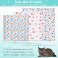 27.6" Cat Grooming Wrap, Cat Wrap for Cutting Nails, Self-Adherent Fabric Wrap for Cats, Cat Burrito Wrap Anti-Scratch, 
