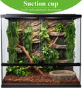 Suncalla 8 Pack Reptile Plants Terrarium Hanging Plant Vine Boston Climbing Terrarium Plant with Suction Cup for Bearded