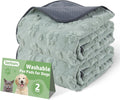 LOOBANI Washable Pee Pads for Dogs, Potty Training, 36"x24", 2-Pack