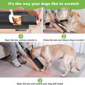 M-Shaped Dog Scratch Pad for Nails with Treat Box, Dog Nail Scratch Board for Large Dogs, Dog Nail File Toy and Shorten 