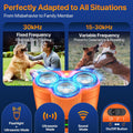 Dog Bark Deterrent Device, 3X Ultrasonic Anti Barking Device for Dogs, 6 Training Modes & 23 FT Range Stop Neighbors Dog