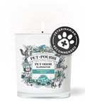 Pet-Pourri Pawsitively Fresh Pet Odor Deodorizer Candle, Burns Up to 45 Hours, Aromatherapy & Air Freshener with Essential Oils, Plant Based Ingredients & Wax, Vet Approved, Jasmine Pear Scent