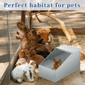 1 Pcs Galvanized Metal Rabbit Nesting Box, 14.5 * 8.5 * 8 Inch