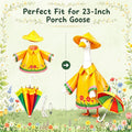 Porch Goose Raincoat Outfits - 23 Inch Porch Goose Statue Clothing