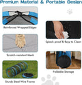 4-in-1 Outdoor Cat Enclosure, Portable Catio Tent with Tunnel