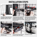 YJGF Dog Car Barrier for Use with Dog Back Seat Cover,Pet Car Net Divider