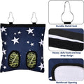 Upgraded Rabbits Hay Feeder Bag for Bunny, Guinea Pigs, Chinchillas - Hanging Washable 2-Hole Hay Dispenser with 600D Ox