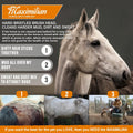 MAXIMILIAN Handmade Horse Brush Professional Horse Brushes for Grooming