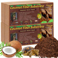 Legigo 4 Pack Coconut Fiber Substrate, Natural Coco Coir Reptile Bedding
