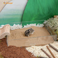 Niteangel Hamster Desert Bath Sand: 2.5lb/40oz No-Dust Bath & Easy to Clump