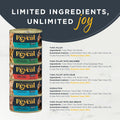 Reveal Natural Wet Canned Cat Food, 5-Flavor Variety Pack, Limited Ingredient, Grain Free, High Protein with No Artificial Additives, Fish Variety in Broth (30 x 2.47 oz Cans)