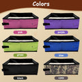 Folding Travel Litter Box for Cats, Portable Waterproof Cat Litter Box
