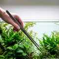 18.5 Inch Extra Long Aquarium Tweezers, 1 Pc, Stainless Stee (Curved))