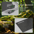 8 by 12-inch 16W Reptile Heating Pad Graphene with Temperature Control Reptile Tank Heat Pad Terrarium Under Tank Heater