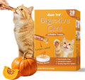 Just Try Pumpkin Lickable Cat Treats with Taurine, 20 Tubes