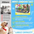 Kaiferty Indestructible Dog Toy basket, Medium Toy Box for Dogs,Pet Toy Bin Dog Metal Basket for Toys, Toy Storage Organizer, Toy Box for Living Room Area (Black)