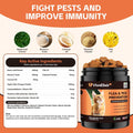 Flea & Tick Treatment for Cats – Natural Flea, Tick & Mosquito Prevention with Brewer’s Yeast, Coconut Oil – Skin & Coat