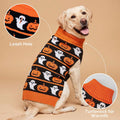 KYEESE Dog Halloween Sweater for Large Dogs Knit Pet Outfit with Pumpkin