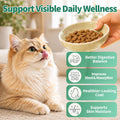 Cat Probiotics Treats for Digestive & Gut Support - 500 Crunchy & Creamy Cat Snacks - Cat Gut Health, Constipation Relief, Healthy Stool, Natural Supplement for Cats, Chicken Flavor (90-Day Supply)