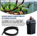 A20015 Ribbed Hosing for Fluval Canister Filter, 9.8Ft Replacement Hose