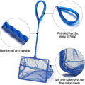 3 Aquarium Fish Net Fine Mesh Quick Catch Skimmer 4/5/6 Inch Blue
