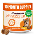 MULTIBITES 330 Bites L-Lysine for Cat Chews with Vitamins and Supplements - Omega 3,Multivitamin,Taurine for Cat & and Kittens Treats - Immune,Respiratory,Eye Health - Chicken Flavor