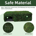 Mossy Cave Hide for Reptiles, Lizard Moss Hideout with Safe Shelter