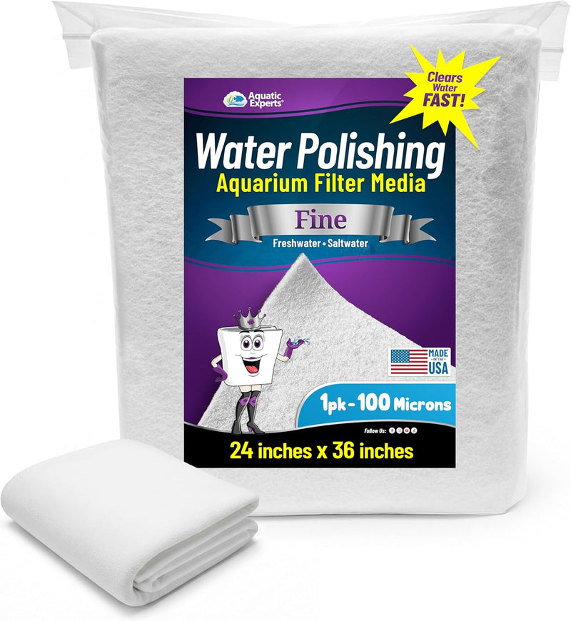 Aquatic Experts Aquarium Polishing Filter Pad, Water Polishing Pad for Aquarium Filters, Filter Floss for Fish Tank Filt