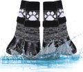KOOLTAIL Non Slip Dog Socks to Prevent Licking Paws for Hardwood Floors, Dog Boots Shoes for Hot/Cold Pavement with Grip