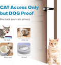 Neobay Cat Door Latch with Stabilizer, Keeps Dogs Out of Litter Box