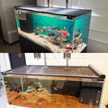 Retractable Fish Tank Hoods 30 * 12 or 24 * 12in Fish Tank Lid Anti-Jump Aquarium Lid for 29/20 Gallon fishs Tanks Preve
