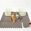 Mewtopia No-Gap Puzzle Cat Litter Box Mat – Seamless, Limitless Expandable, Extra Large(41.3"x21.6") Litter Trapping mat