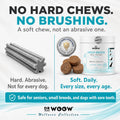 Dr. Woow Fresh Breath Dog Oral Care | Dog Breath Treats | 120 Chews
