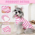 XPUDAC 4 Pack Dog Sweaters Turtleneck Dog Clothes for Small Medium Large Dogs Boy Girl Warm Puppy Vest Shirt Winter Pullover Pet Sweatshirt Outfits, Pink, M