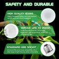 Reptile Heat Lamp Bulbs, UVA Reptile Heat Bulb 2 Pack, 40 Watt Heat Light Bulbs, Daylight Basking Spot Light for Lizard,