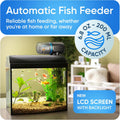 FISHNOSH Automatic Fish Feeder for Aquarium - New Generation 2026, Auto Food Dispenser with Timer for Small Tank, Big Aq