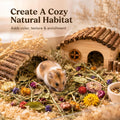 Sukh Hamster Bedding Odor Control - 150G Flowers & Herbs for Small Animals